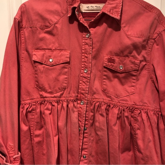 We the Free Dylan Pink Babydoll Top - Picture 5 of 7